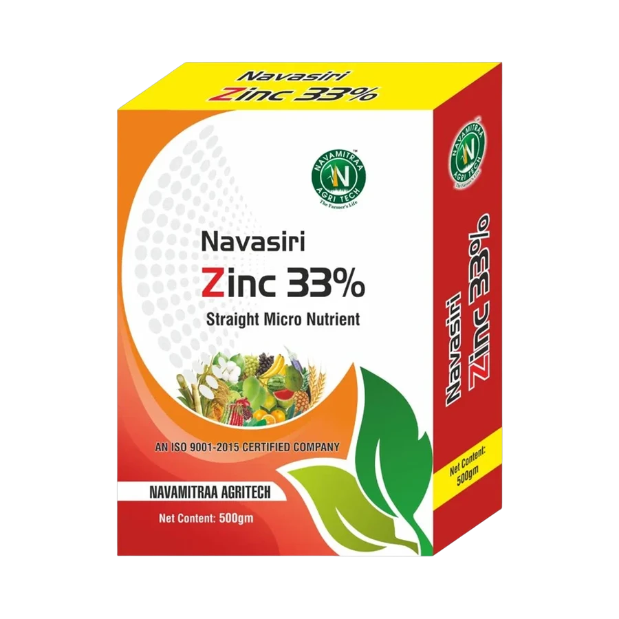 Navasiri Zinc 33% - Navasiri Zinc 33% - Zinc Micronutrient pack by Navamitraa Agri Tech